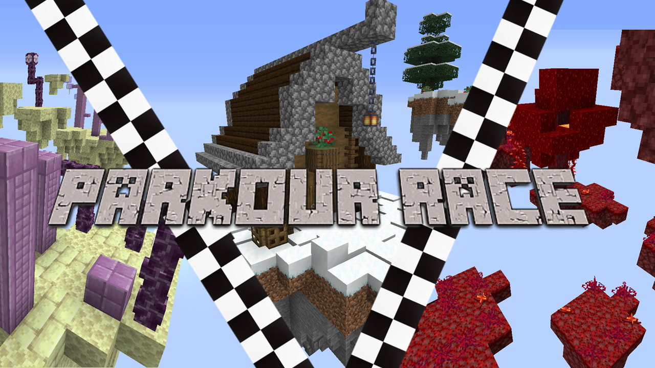 Tải về THE PARKOUR RACE cho Minecraft 1.16.4